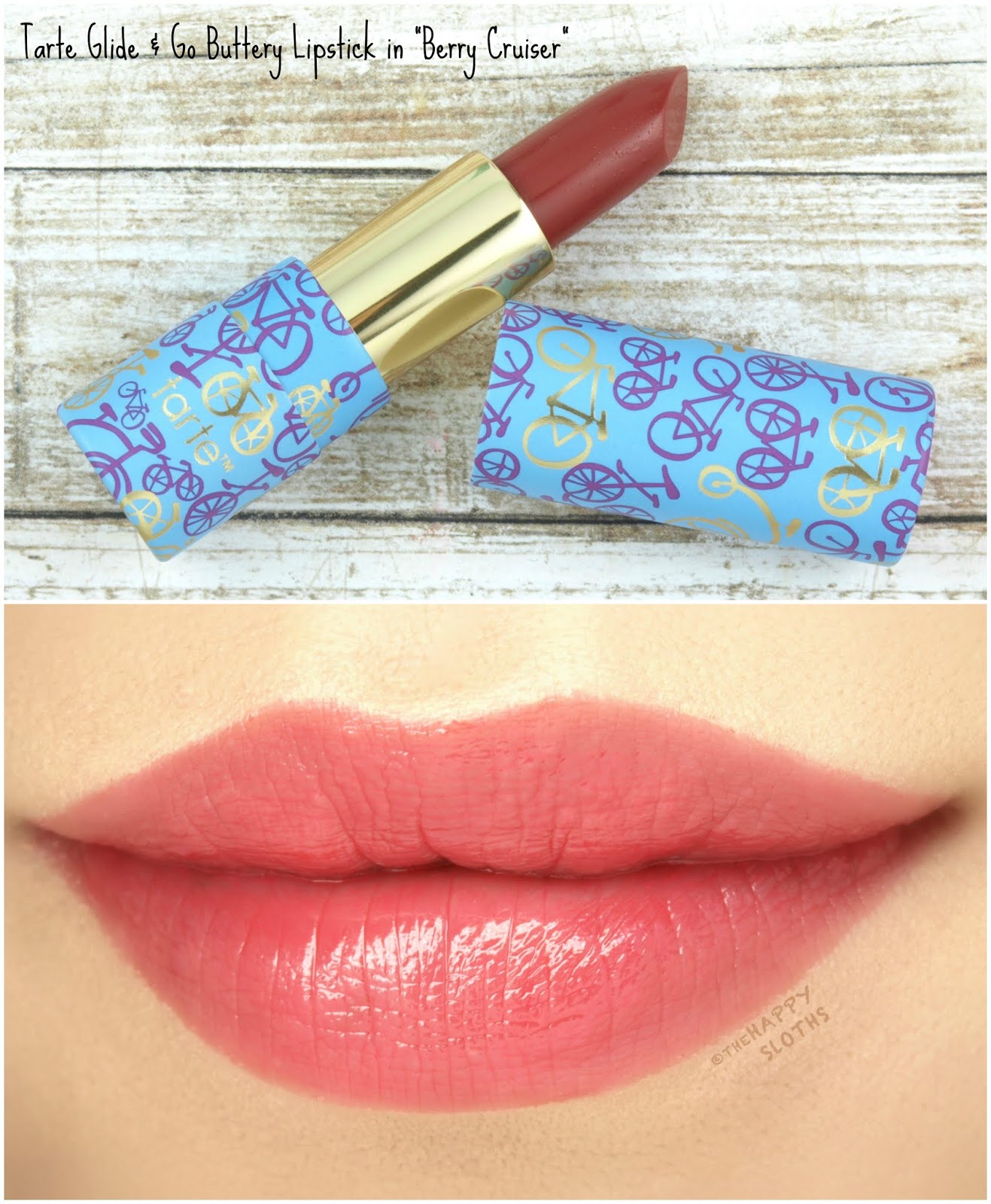 Tarte | Double Duty Beauty Glide & Go Buttery Lipstick in "Berry Cruiser": Review and Swatches