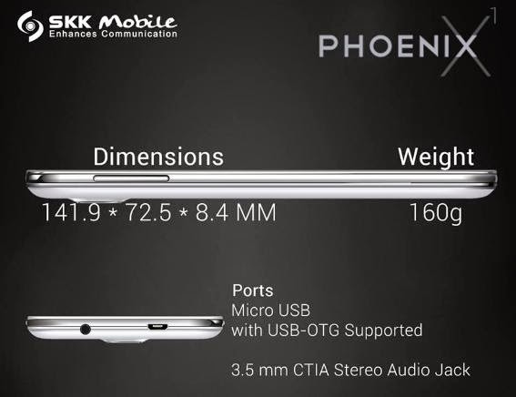 SKK Mobile Phoenix X1 Now Official, 5-inch HD Octa Core Phablet For Only Php5,499
