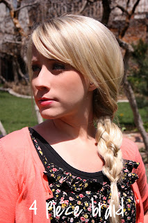 Twist Me Pretty's Abby Smith provides a detailed guide on how to create this gorgeous hairstyle, in her book The Ultimate Hairstyle Handbook. 4 Piece Braid
