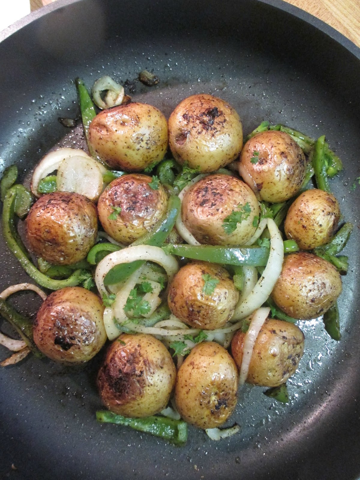 Just my Stuff Pan Roasted New Potatoes