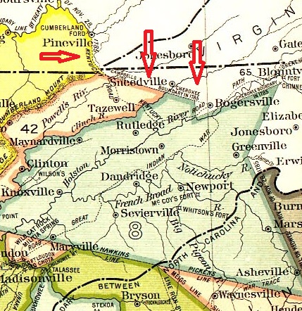 Map Of Sneedville Tennessee Documenting The Melungeons & Their Kin: Indians Of Hancock County Tennessee
