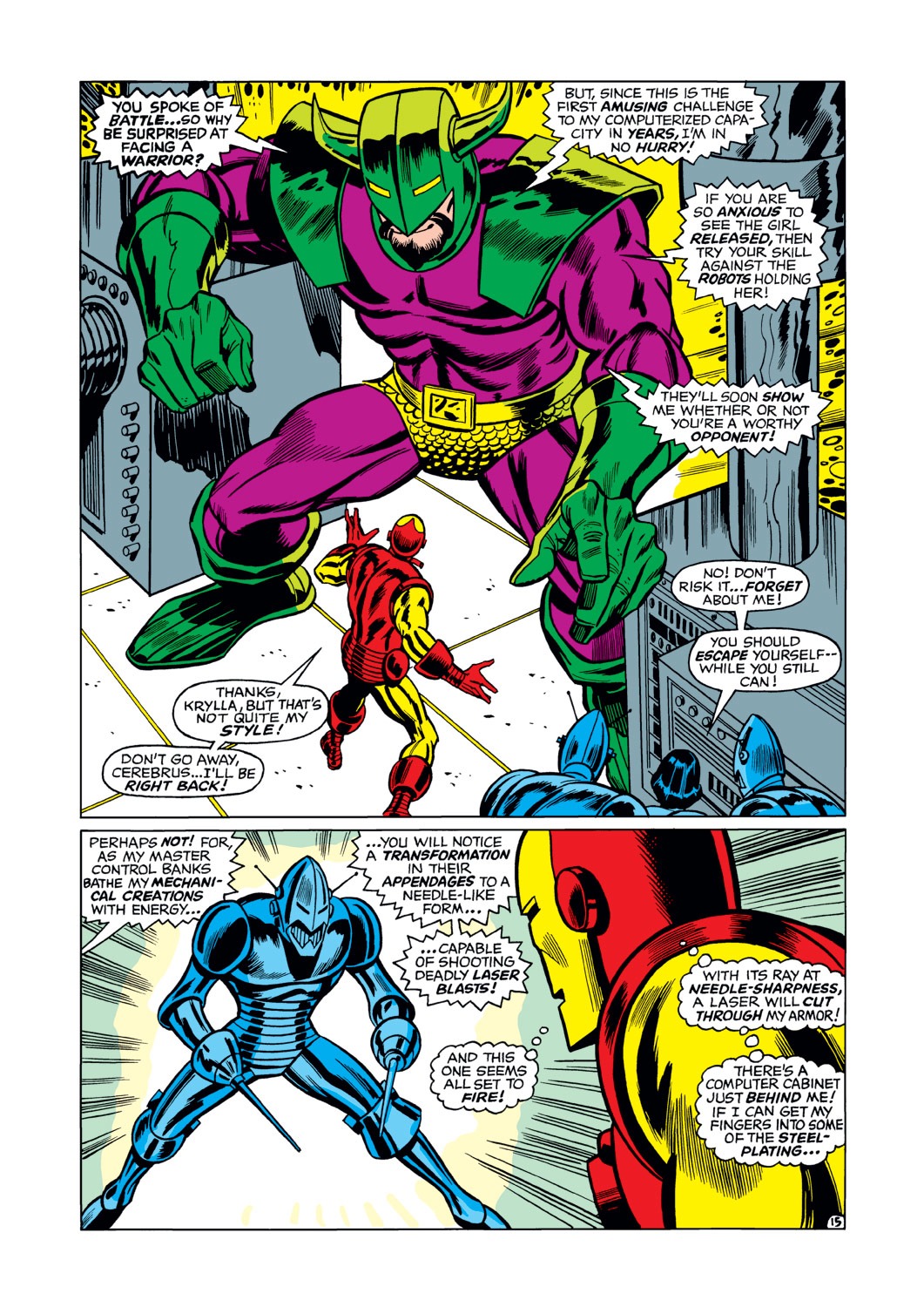 Read online Iron Man (1968) comic -  Issue #5 - 16