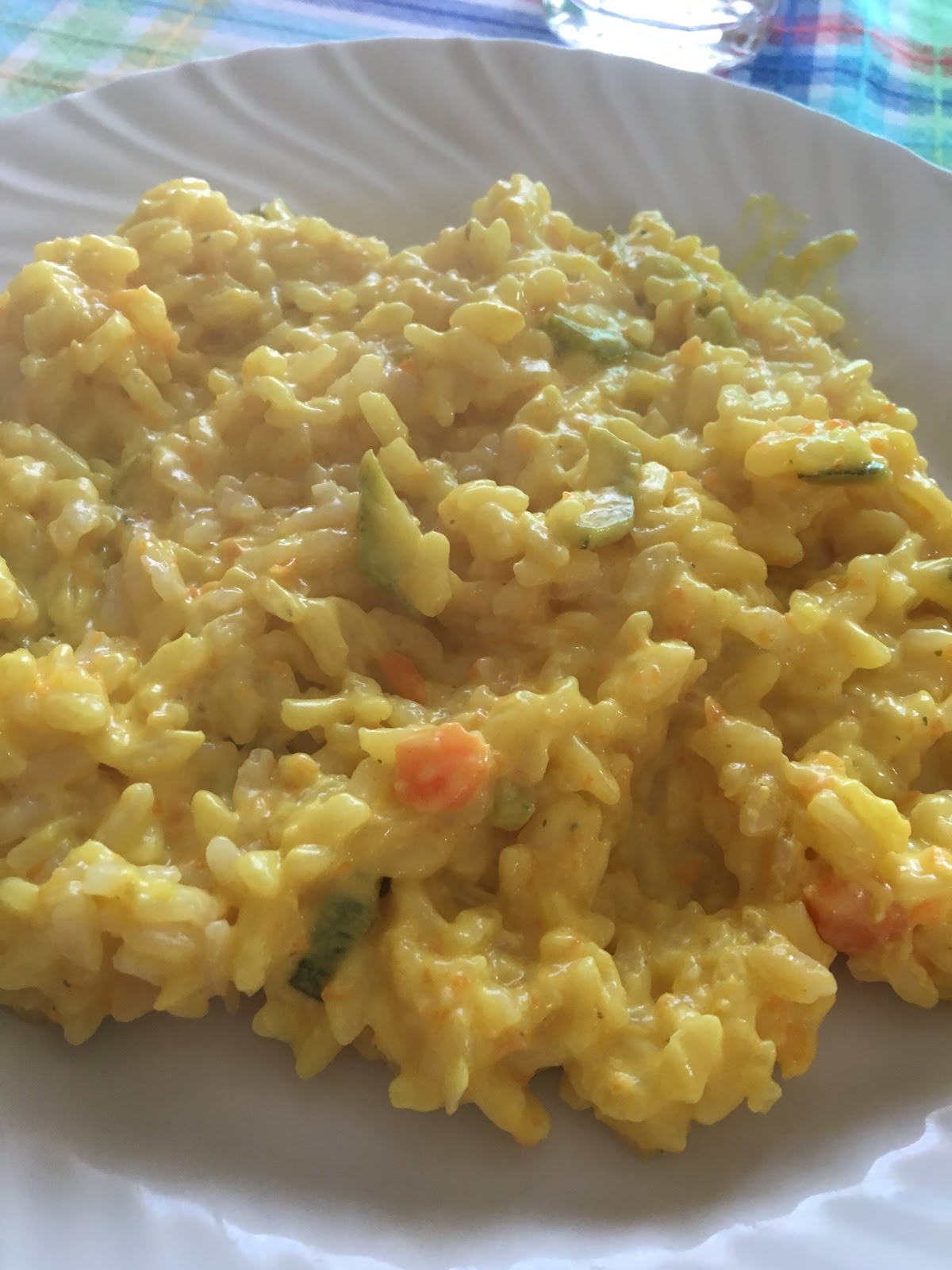 Milu Di Tutto E Di Piu Risotto Alle Zucchine E Carote Con Ricotta E Curcuma