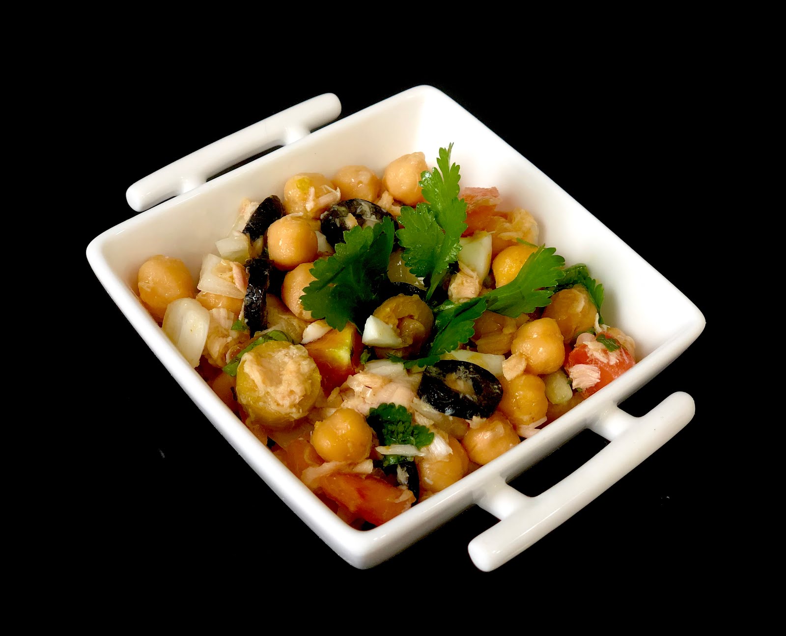 Ensalada de Garbanzos con Atún y Cominos