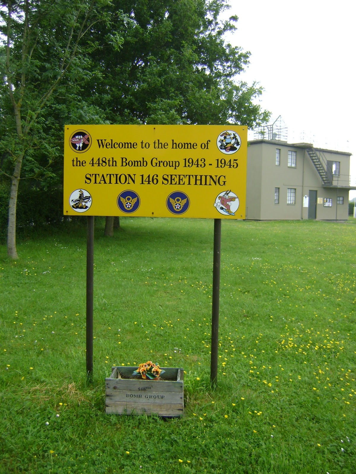 American Memorials in Norfolk & Suffolk: Seething: Control Tower Museum