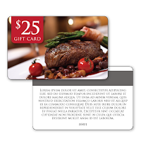 Restaurant Gift Cards from Printingworx Restaurant Gift Cards from Printingworx