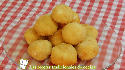 Receta de bolitas de queso muy cremosas y crujientes