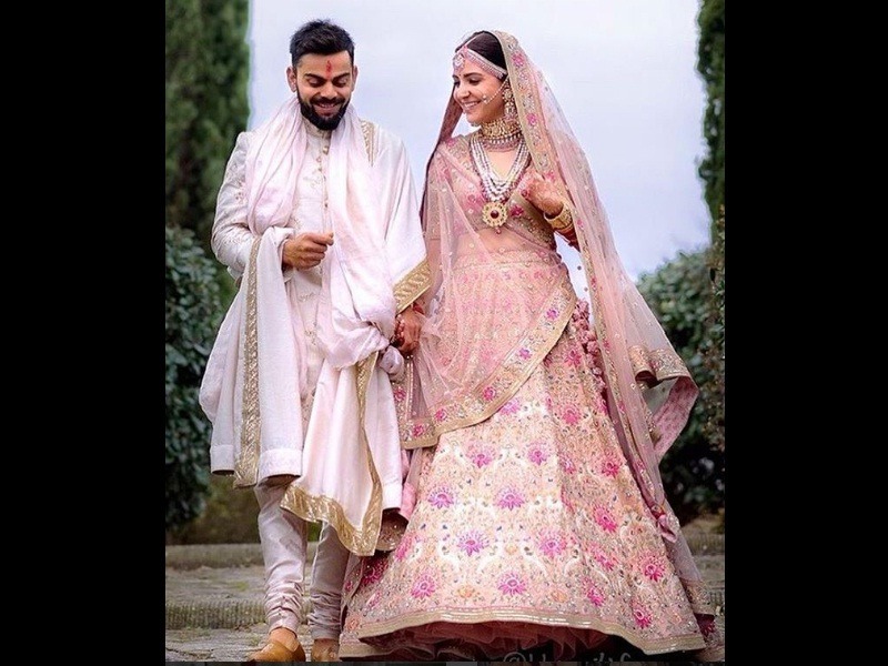 Actress Anushka Sharma and Virat Kohli's Wedding Photos ...
