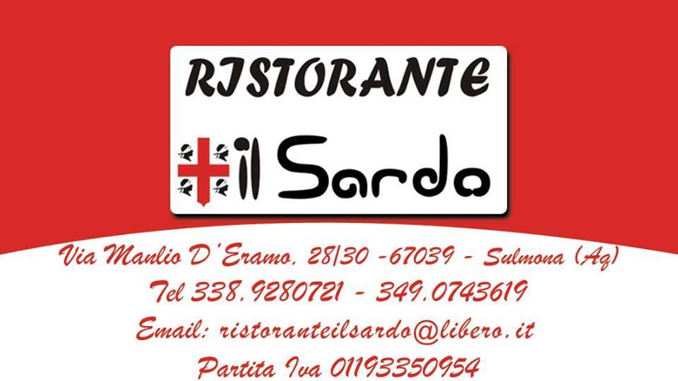 Ristorante Il Sardo, Via Manlio D'Eramo 28 - 30, Sulmona, specialità sarde ed abruzzesi, gourmet te
