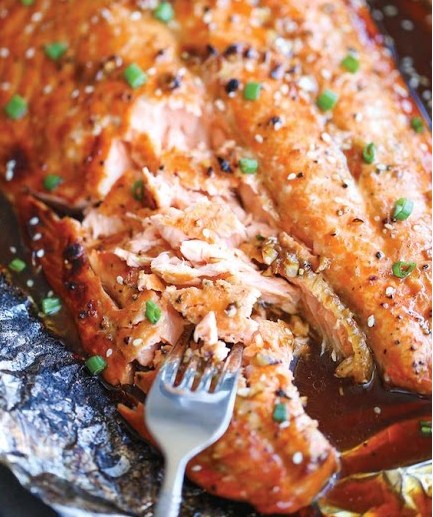 Asian Salmon in Foil Asian Salmon in Foil