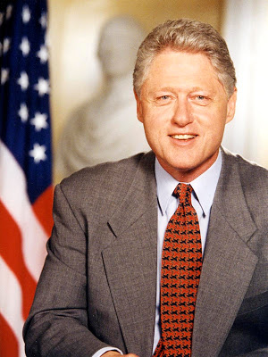 Bill Clinton Foto de Bill Clinton sonriendo