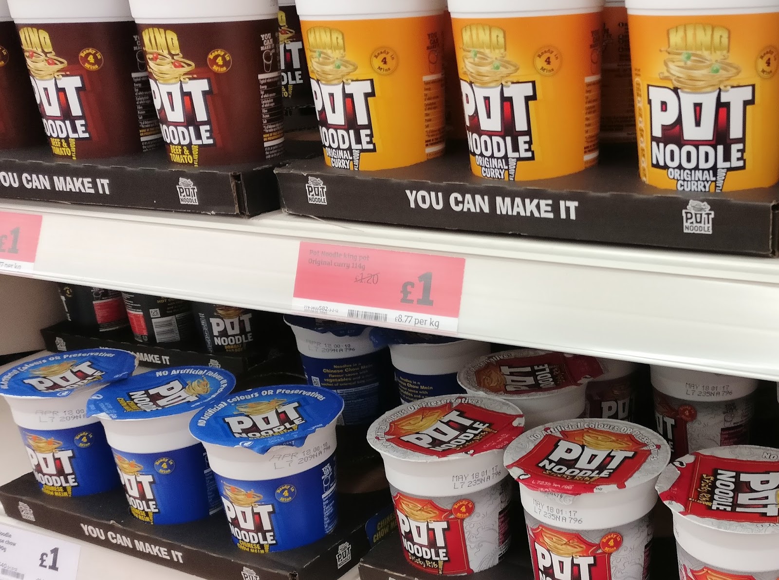 Retromobe retro mobile phones and other gadgets Pot Noodle (1977)