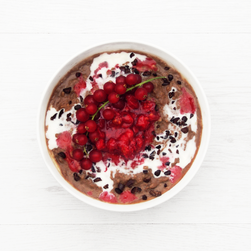 Chocolate, Redcurrant & Cinnamon Porridge A Blackbird's Epiphany UK