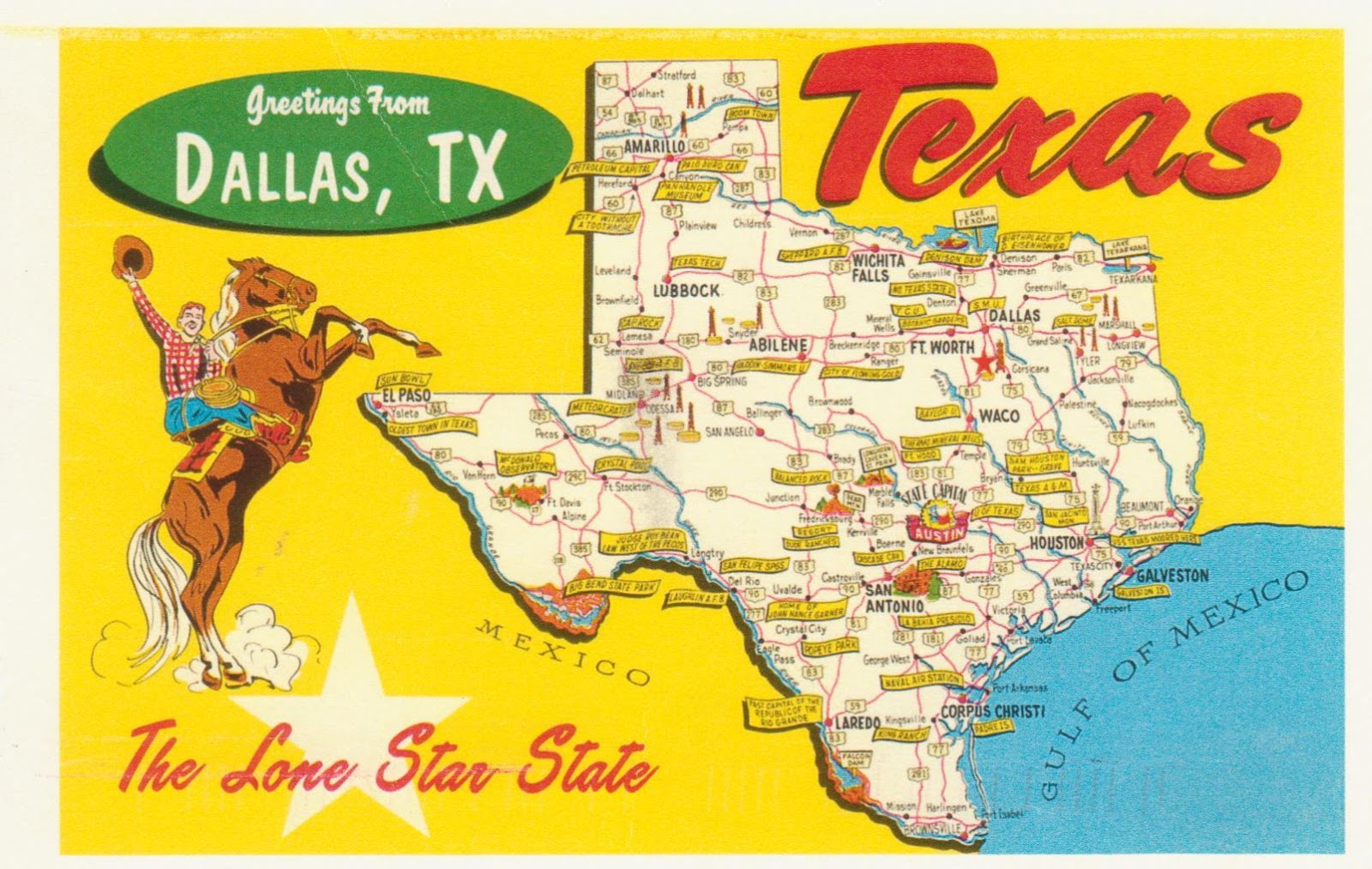 Janne's Postcards. 94 Dallas, Texas, USA US1743776