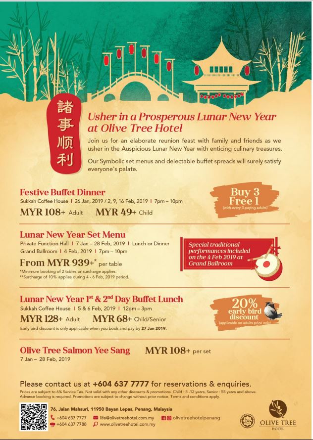 Mummy huggs sleevers Chinese New Year Buffet Menu - Latest Buffet Ideas