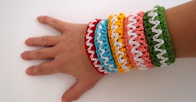 Crochet Bracelet Free Pattern - Easy Crochet Patterns