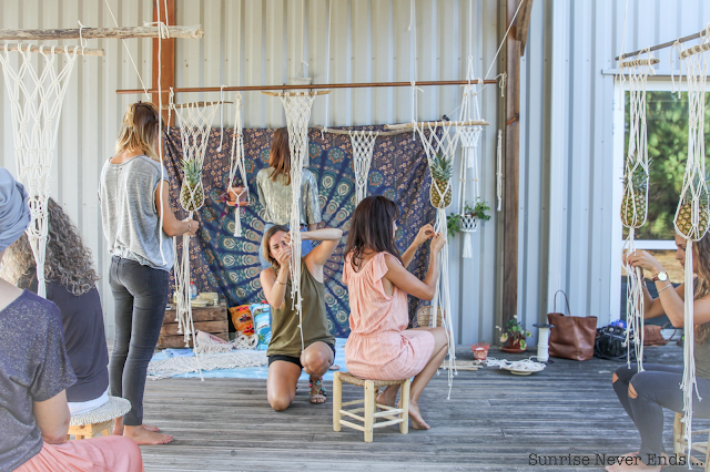 ananaslovesmacrame,macramé,macrame workshop,workshop,hossegor,atelier de macramé,samudra yoga,billabong womens europe,julie eye see