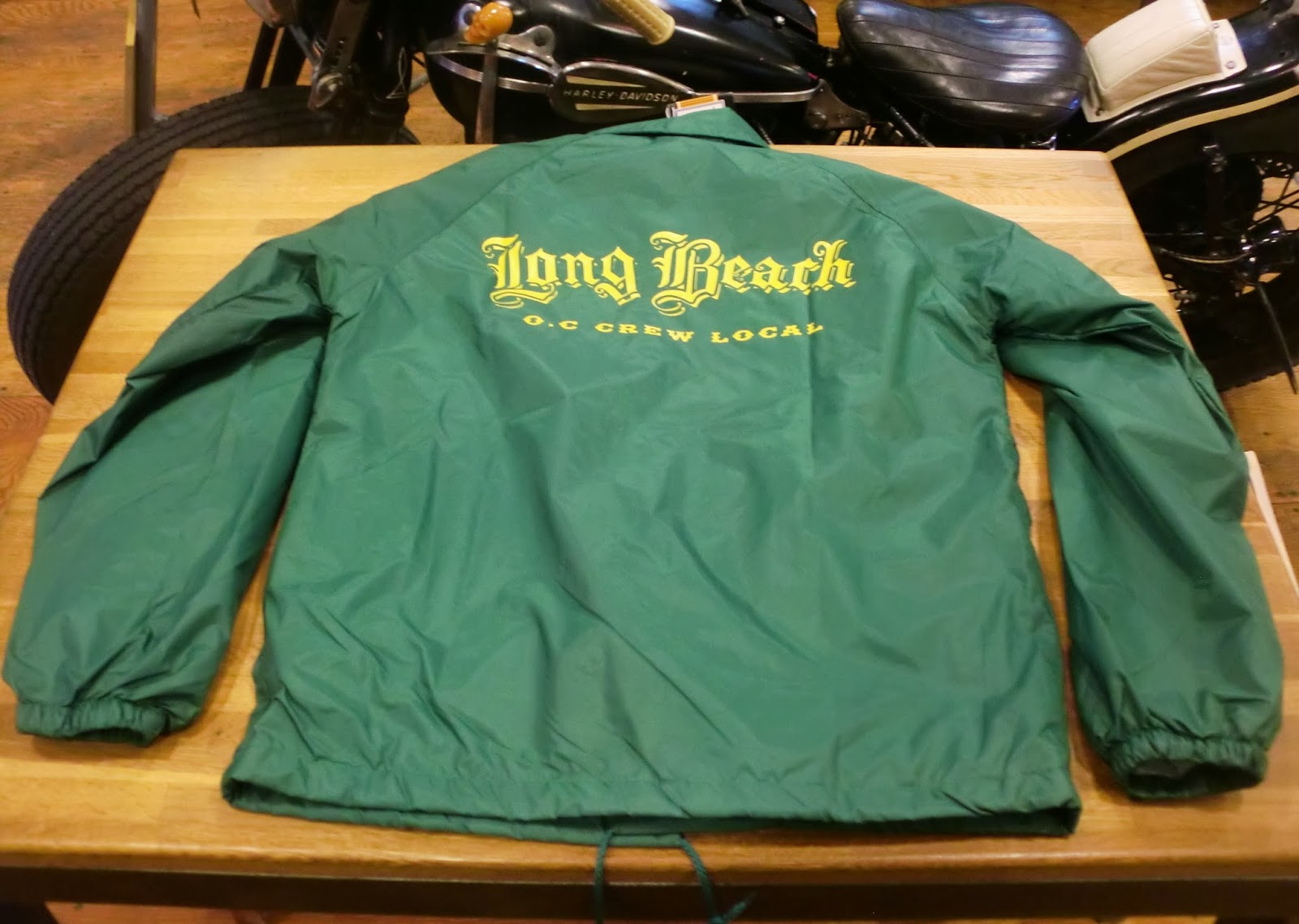 SWINGUP O.C CREW "LONG BEACH" NYLON COACH JACKET 入荷