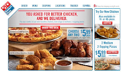 dominos chicken domino pizza boneless dinner menu google locally eating blogs deals advertising