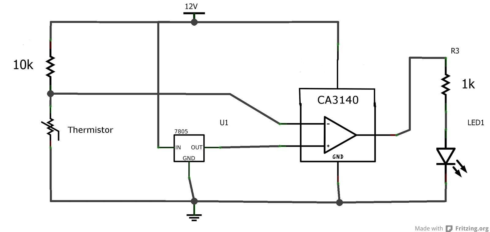 Electronics projects and tutorials The opamp as a comparator