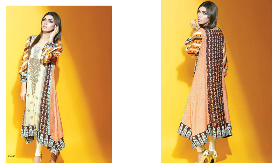 Winter Kurti Designs 2015 Sania Zara Formal Wear Kurtis For Girls By