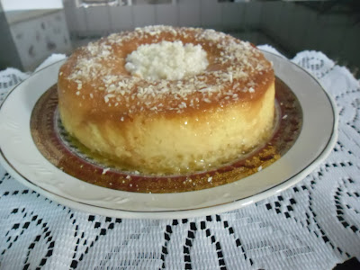 PUDIM DE TAPIOCA REGIONAL DO PARÁ COM COCO