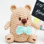 patron gratis oso amigurumi |  free pattern amigurumi bear 