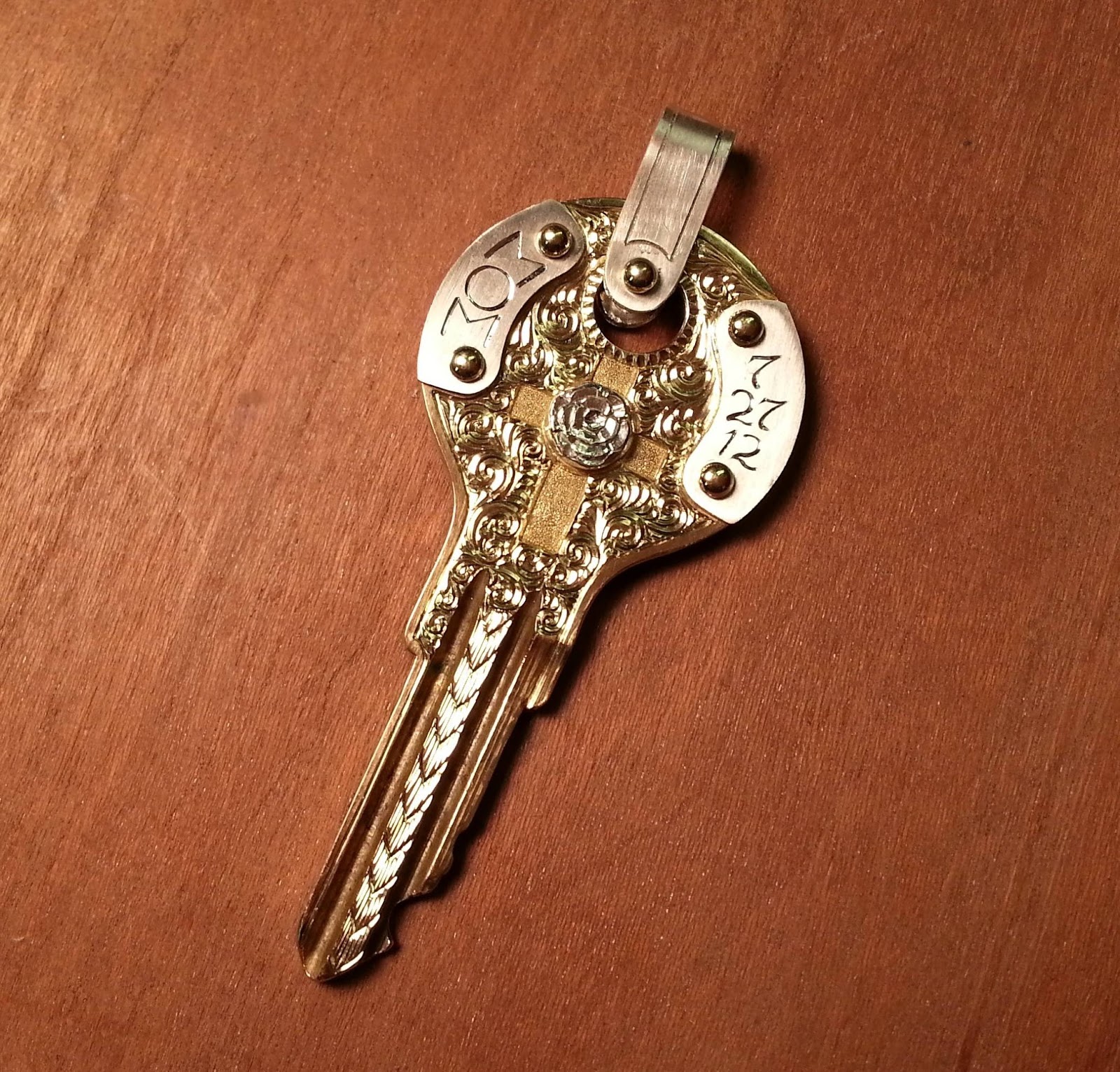 InVogueJewelry Steampunk Engraved Keys