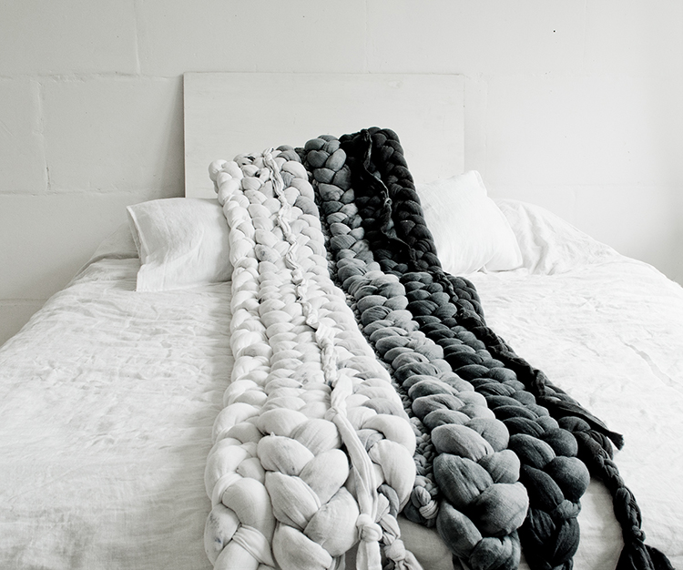 Braided textile by Taftyli on Etsy