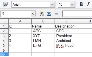 Query to Load SQL Server DB Data Into Excel Sheet