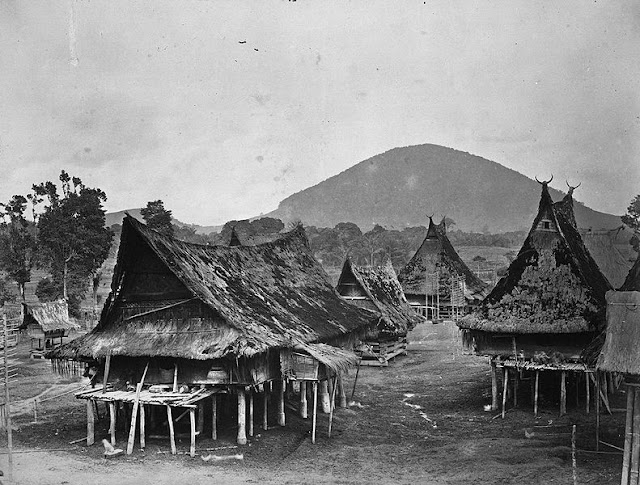 Batak village, circa 1870