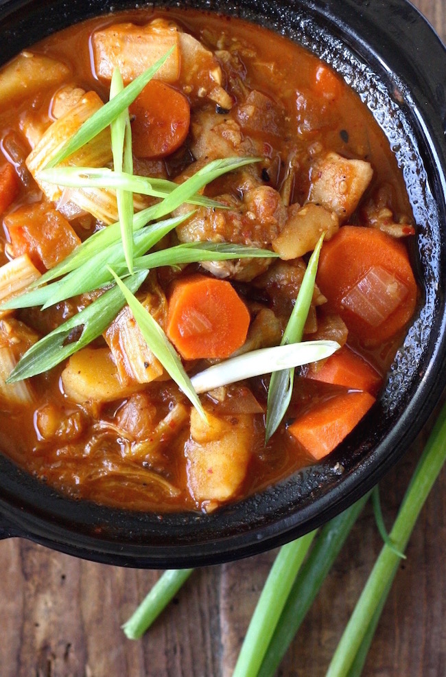 Spicy Korean Chicken Stew by SeasonWithSpice.com