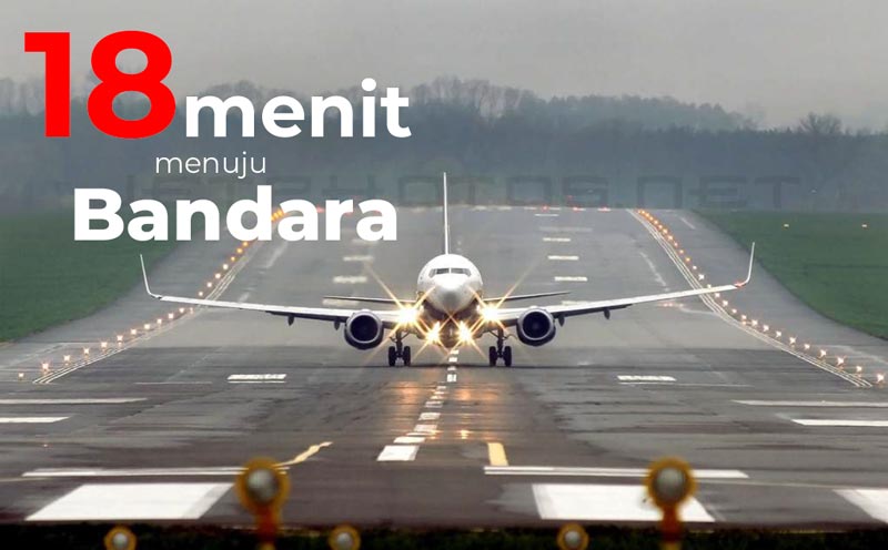 18 menit ke bandara 18 menit ke bandara