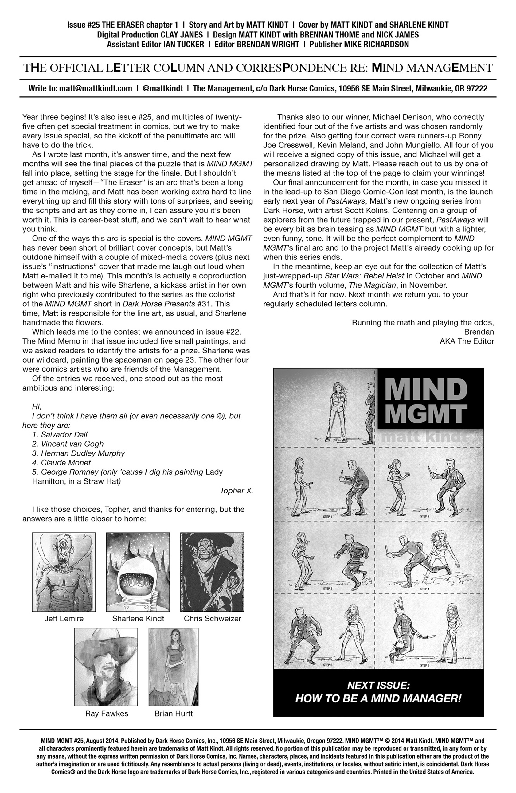 Read online MIND MGMT comic -  Issue #25 - 26