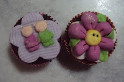 Cupcakes Ursos e Flor de Lis.