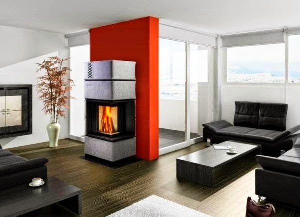 Deco-ecological fireplaces