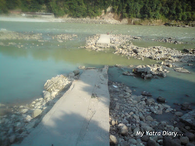 This Year - Private Ghat for a holy dip in the Ganges in the Dayananda Ashram in Rishikesh
