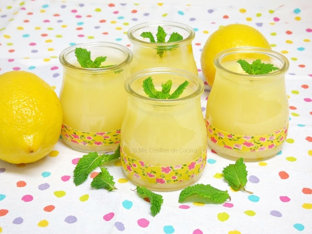 Vasitos Con Crema De Limón