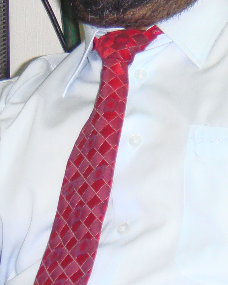 cara pakai neck tie