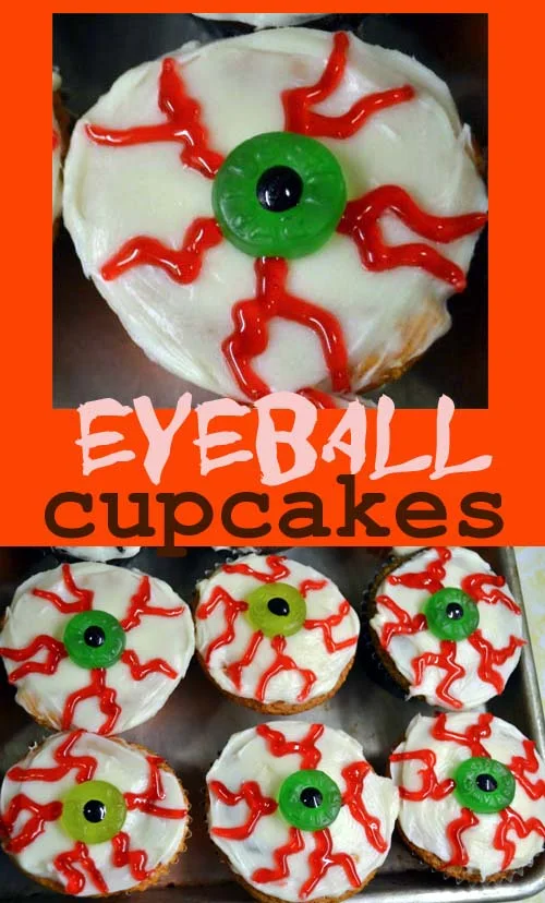 halloween bloodshot eyeball cupcakes