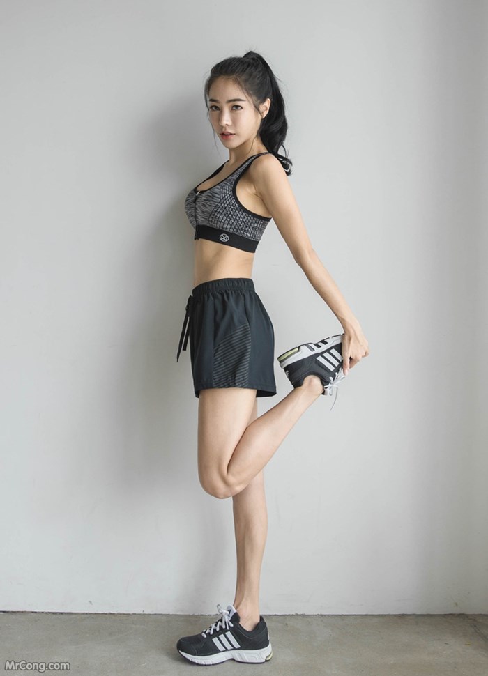 The beautiful An Seo Rin shows off her figure with a tight gym fashion (273 pictures) photo 1-9