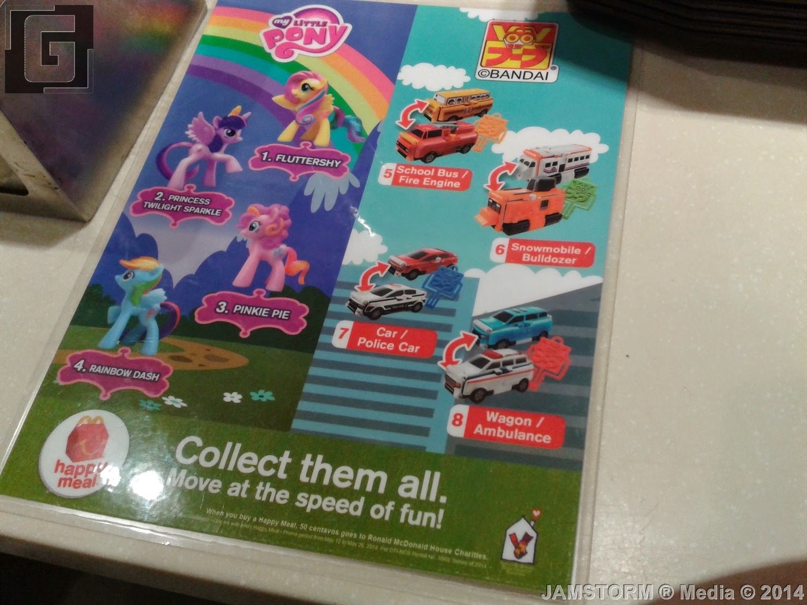 GeekMatic!: Happy Meal PH 2014: My Little Pony & Bandai Voov!