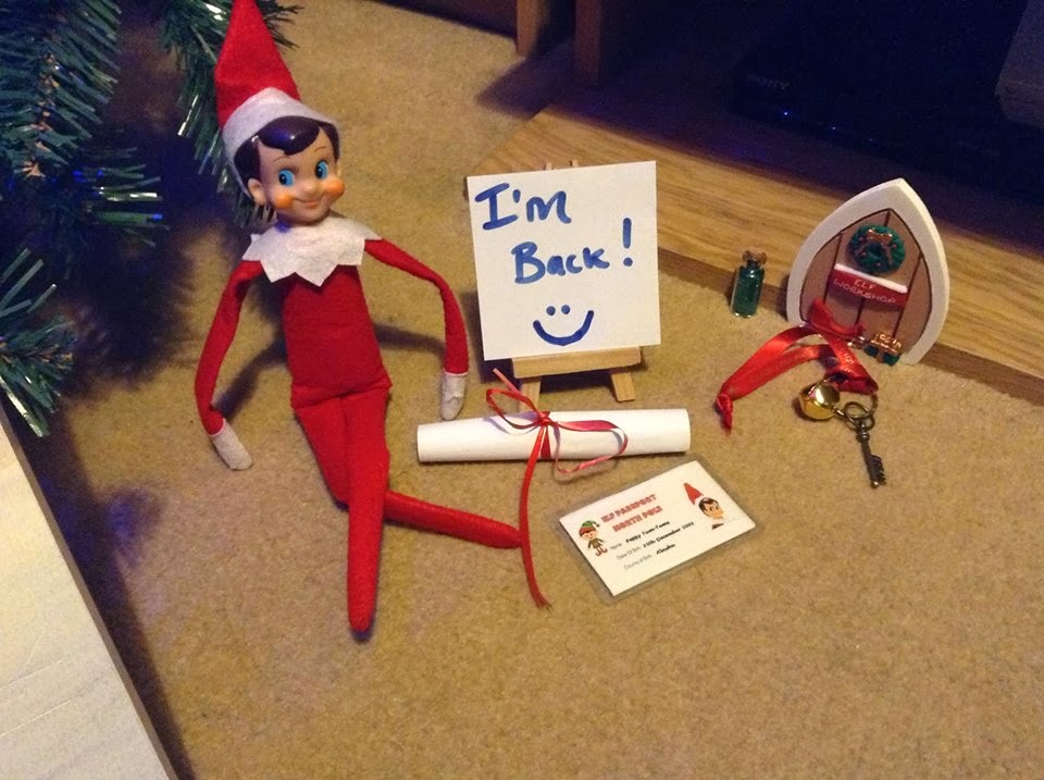 Elf on the Shelf... He's back | The Mini Mes and Me