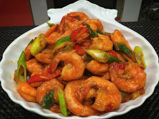 Resep Udang Saus Tiram Pedas Sederhana