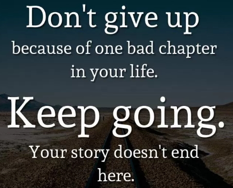 dont give up on life