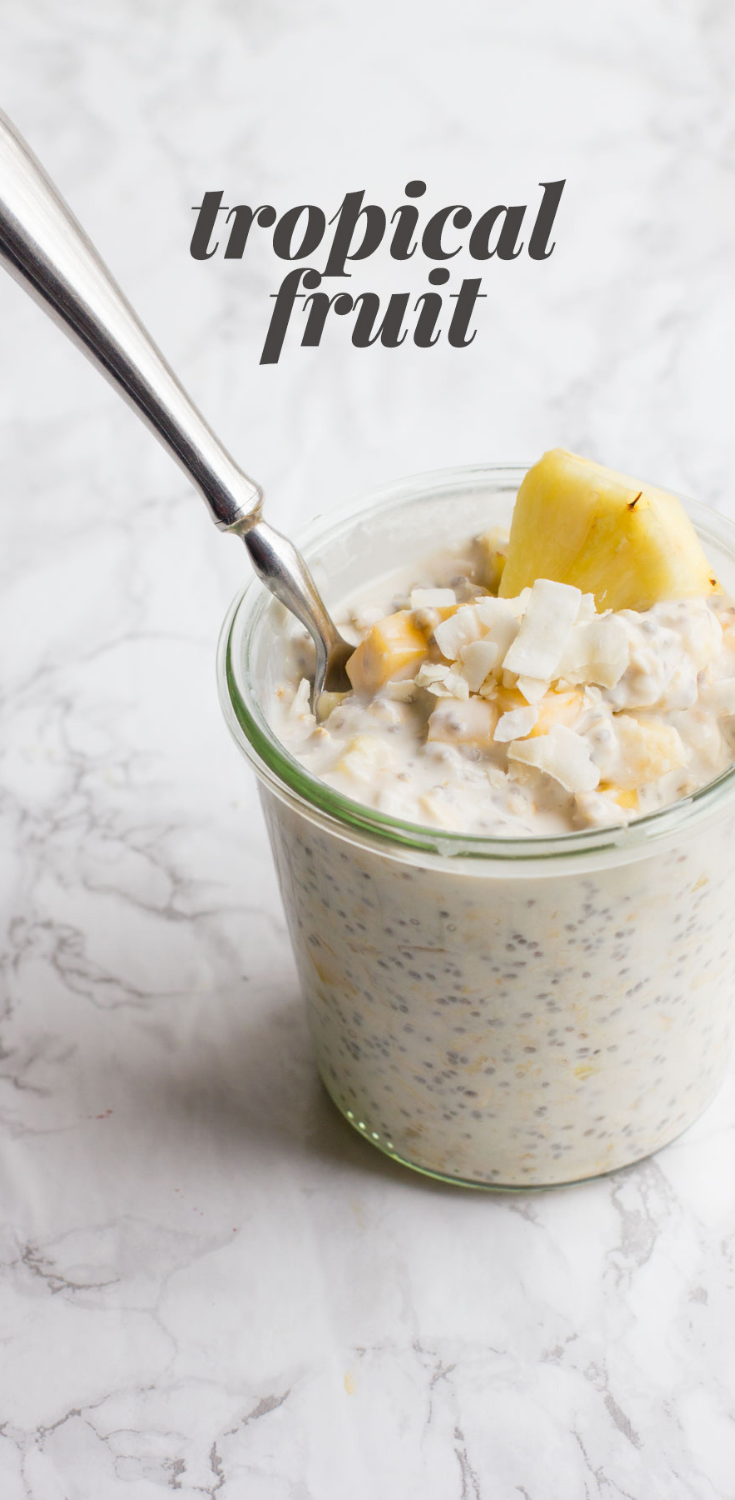 Tropical Fruit Overnight Oats