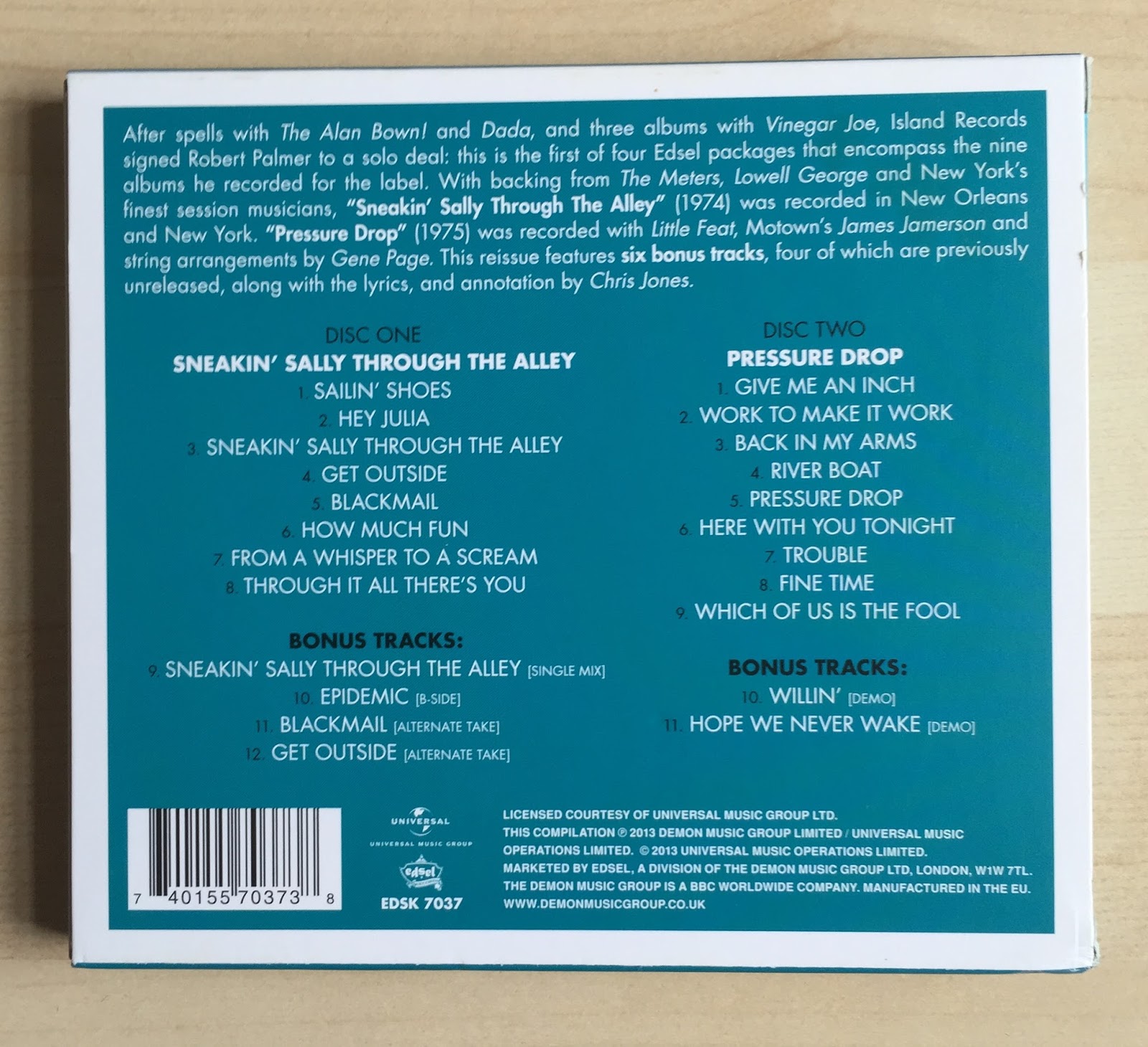 Sounds Good, Looks Good... "Sneakin' Sally Through The Alley/Pressure