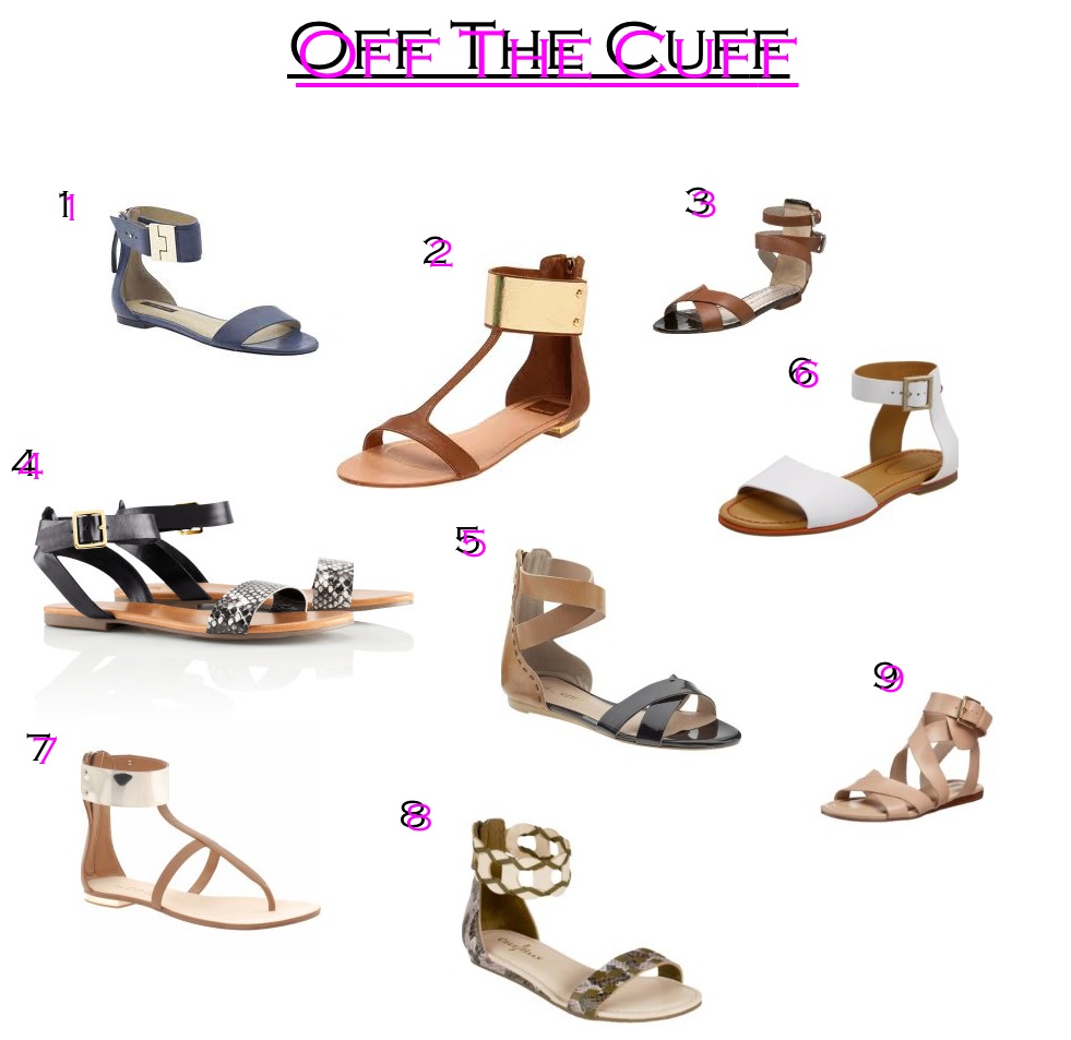 La Petite Gigi: Off the Cuff: Ankle Strap Sandals for Summer