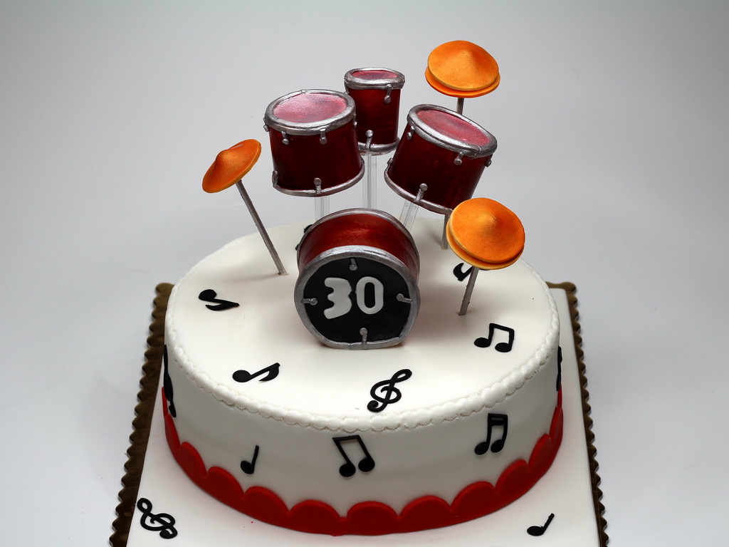 London Patisserie Birthday Cake for Drummer , London