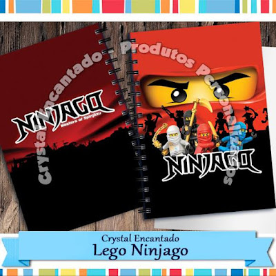 Cadernos Personalizados Lego Ninjago